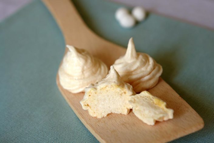 Meringues with Petits Anis candies